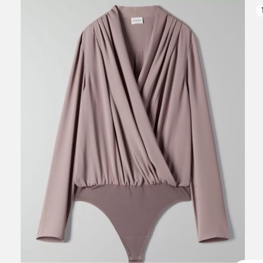 Aritzia Babaton Ambrose Bodysuit- Shadow Mauve